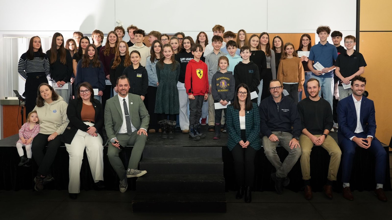 C'est au Centre récréatif et communautaire de Saint-Colomban que s'est déroulée la 12e cérémonie annuelle de remise des bourses d’élite sportive.