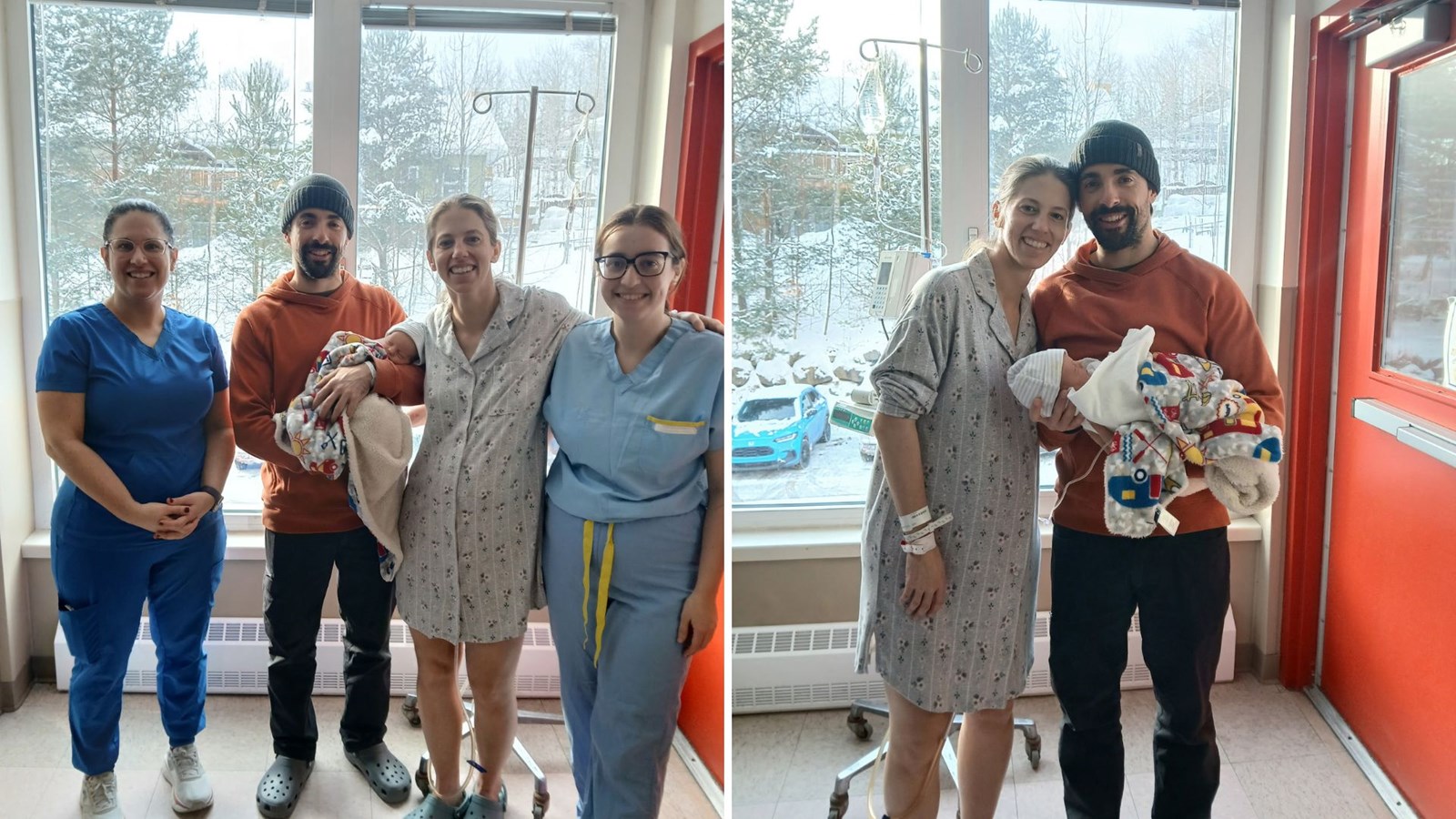Étienne est né au Centre multiservices de santé et de services sociaux de Sainte-Agathe.