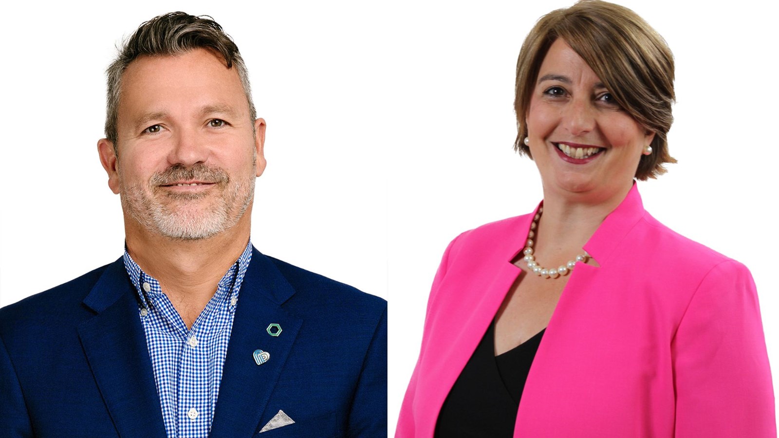 La présidente ainsi que le vice-président de son conseil d’administration d’établissement, Mme Rola Helou et M. Martin Levac