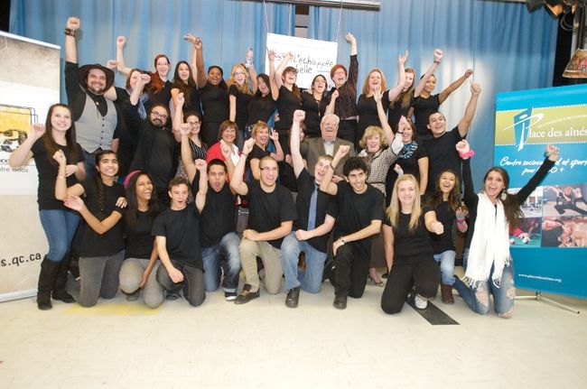 Dans le cadre du projet L’échappée belle, les jeunes créeront une œuvre théâtrale avec la collaboration d’artistes professionnels et d’un groupe de théâtre de la Place des aînés de Laval.