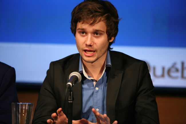 Léo Bureau-Blouin donnera vendredi une conférence-débat à l'Assemblée nationale française.