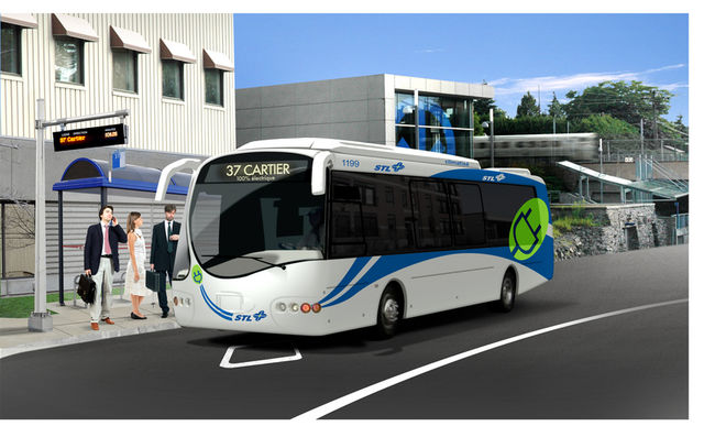 L’autobus 100% électrique, acquise par la STL, sera mis à l’essai pour les prochains mois. Si les tests sont concluants, le transporteur pourrait en commander d’autres dans un avenir rapproché.