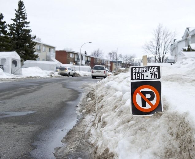 Les opérations de déneigement ne semblaient pas complètement terminées, la semaine dernière.