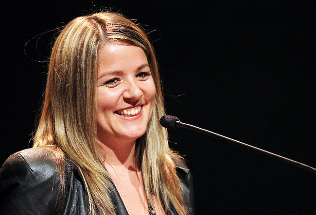Julie Perron, la directrice générale de la salle André-Mathieu.