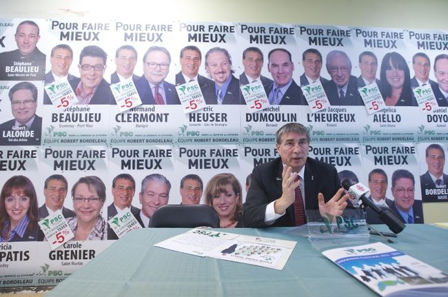 Robert Bordeleau a présenté le bilan de sa campagne, jeudi midi.