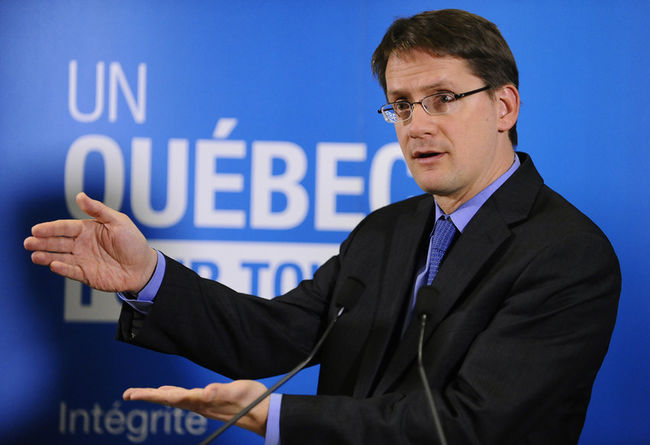<p>Point de presse du ministre Sylvain Gaudreault suite aux élections municipales 2013 au Québec , lundi le 4 Novembre 2013, à l'hôtel Delta à Québec. Analyse des résultats par le ministre.</p><p>JEAN-FRANCOIS DESGAGNES/JOURNAL DE QUEBEC/AGENCE QMI