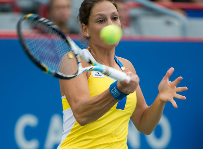 Stéphanie Dubois a bataillé ferme lundi, mais a été éliminée au premier tour de la Coupe BBVA Colsanitas, une compétition présentée à Bogota, en Colombie.