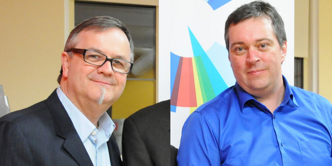 Laval 2013 est un groupe de réflexion qui vise à changer les pratiques de la politique municipale en vue du scrutin de novembre prochain. Francois Gaudreau et Jean Polloni (sur la photo) sont les deux initiateurs du mouvement.