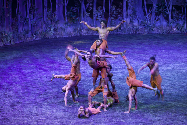 La troupe du spectacle Odysséo a rejoint jeudi Céline Dion, le Cirque du Soleil et André-Philippe Gagnon dans le club sélect des artistes québécois qui ont la chance de se produire au Tonight Show.