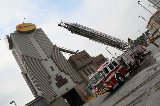 Les pompiers ont reçu un appel à 7 h 36, mercredi matin, en raison d'un feu dans le panneau électrique des bureaux de la compagnie Unibéton, à Vimont.