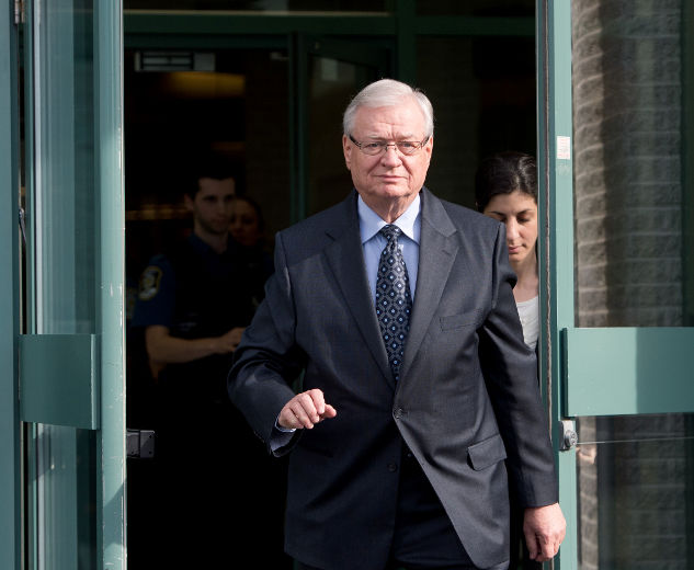 Gilles Vaillancourt, à sa sortie du palais de justice le 9 mai dernier.