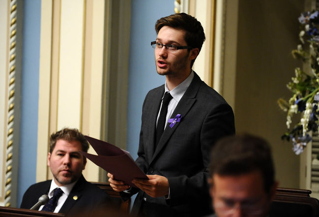 Il y a un an, Léo Bureau-Blouin faisait son entrée à l’Assemblée nationale. L’homme de 20 ans devenait alors le plus jeune député de l’histoire à y mettre les pieds.