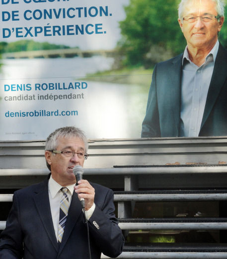 Denis Robillard sollicite un quatrième mandat des électeurs de Sainte-Rose, mais un premier comme indépendant.