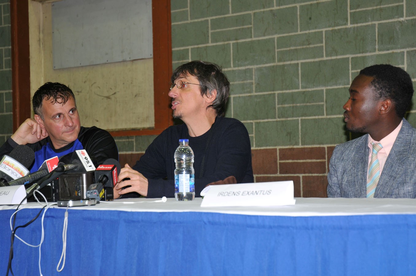 Patrick Huard, Philippe Falardeau et Irdens Exantus