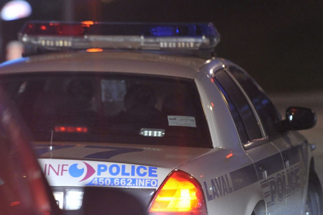 Collision dans Chomedey la nuit dernière
