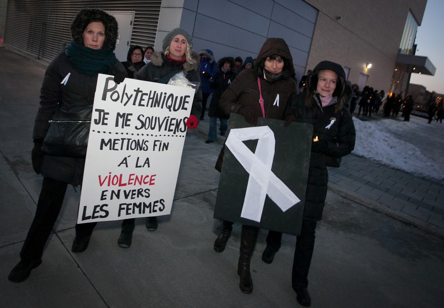 Acte symbolique en mémoire du 6 décembre 1989