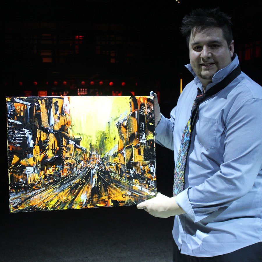 EN VIDÉO : Un Lavallois champion de peinture rapide