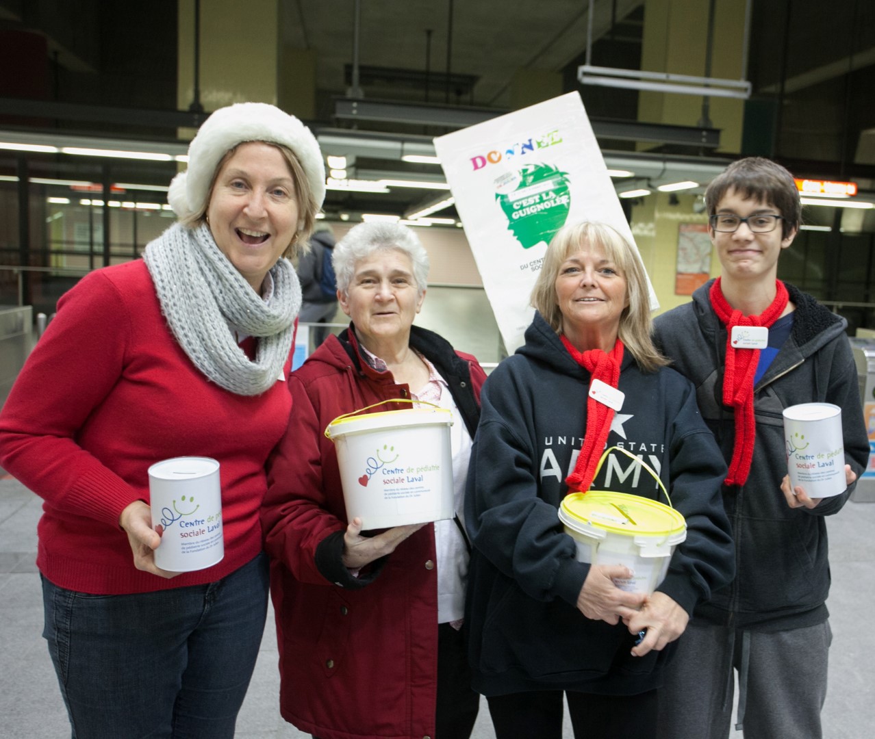 Succès pour la guignolée du Centre de pédiatrie sociale Laval