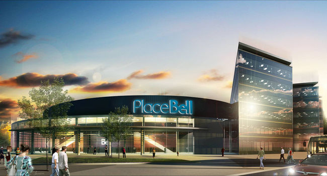 La Ville de Laval demande à Québec un financement supplémentaire pour la construction de la Place Bell basant son argumentaire sur l’aide financière apportée à Québec et Trois-Rivières pour de mêmes projets.