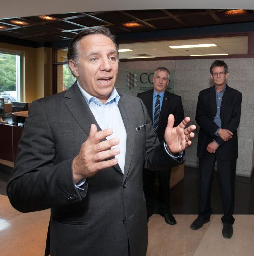 La CAQ, parti de François Legault, a annoncé le 19 février l'ajout de Vincent Bolduc comme candidat dans la circonscription de Laval-des-Rapides.