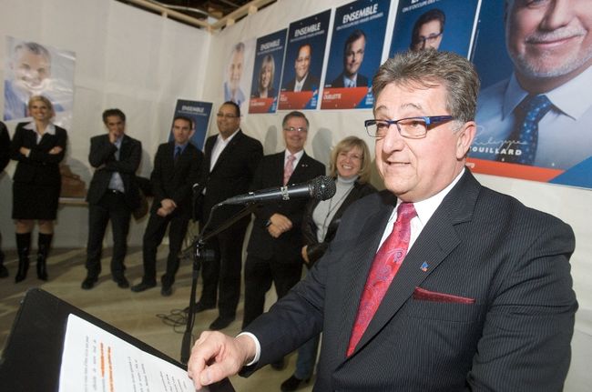 Jean Rousselle a pris la parole pendant la soirée
