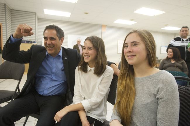 Gilles Ouimet savoure sa victoire.