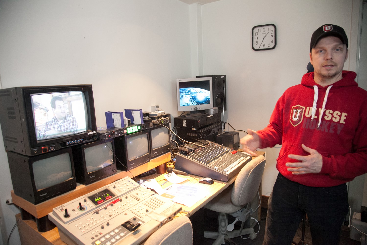 Le directeur technique de TV Laval, Alain Hupé.