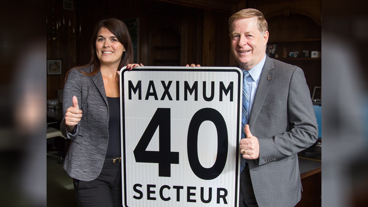 Laval modifie les limites de vitesse de son réseau routier
