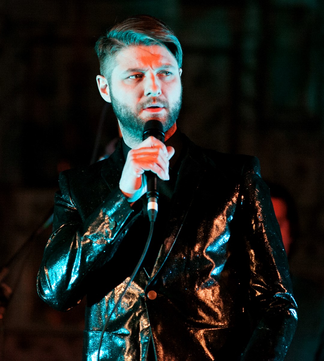 Pierre Lapointe présentait son spectacle "Punkt" à l'église Sainte-Rose-de-Lima.