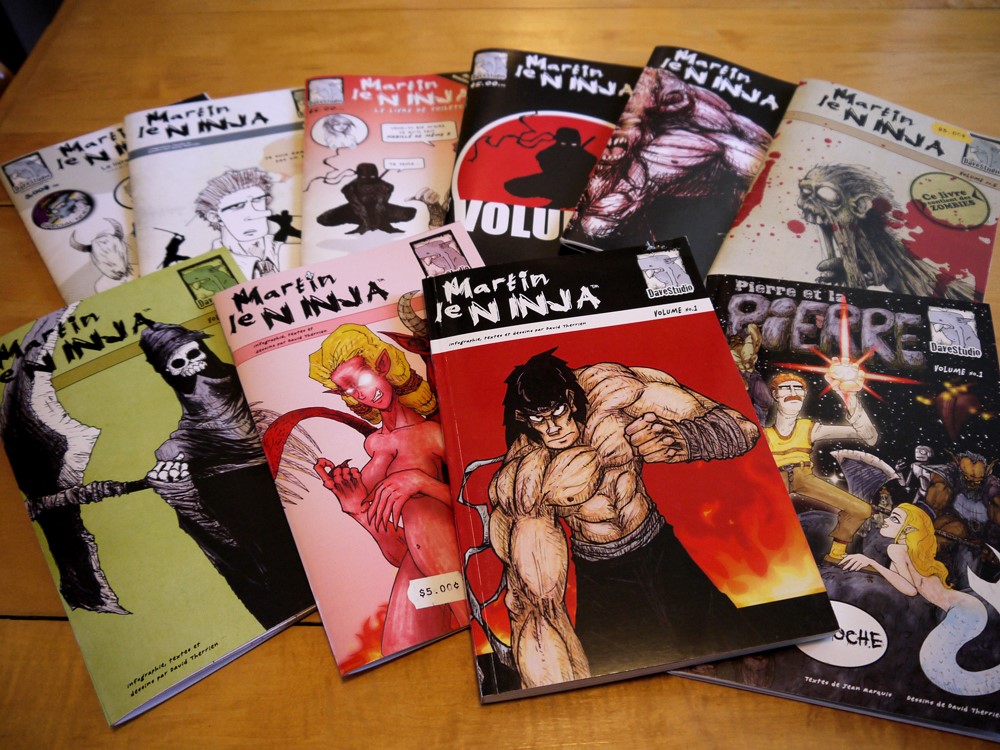 L'auteur travaille actuellement sur un 8e tome de Martin Le Ninja.