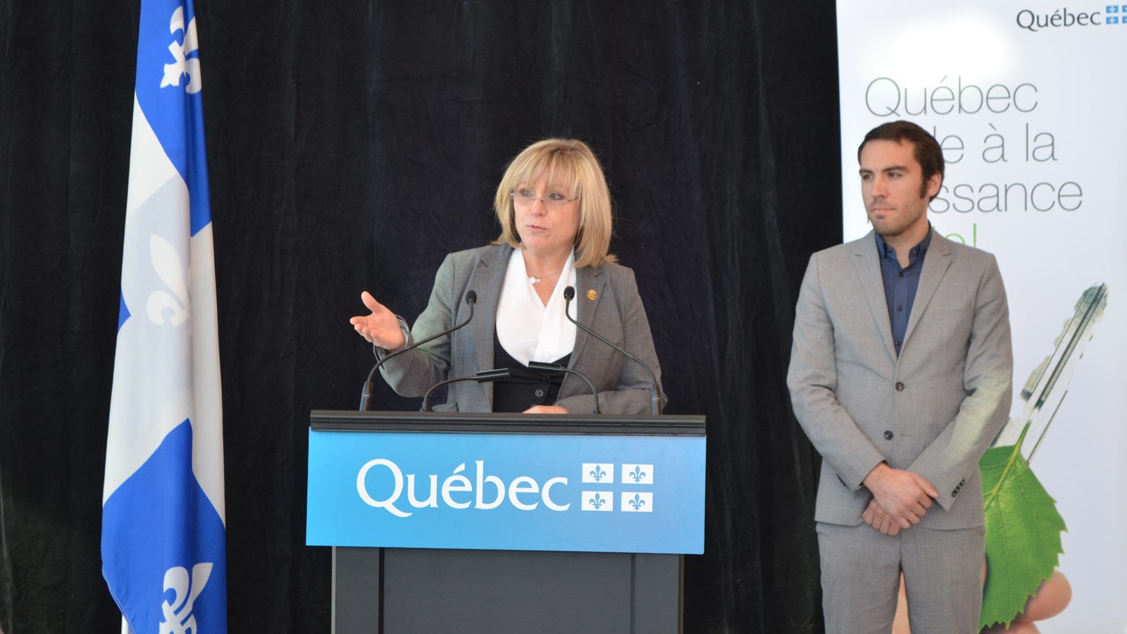 Francine Charbonneau a souligné les retombées économiques importantes du projet pour Laval et le Québec.