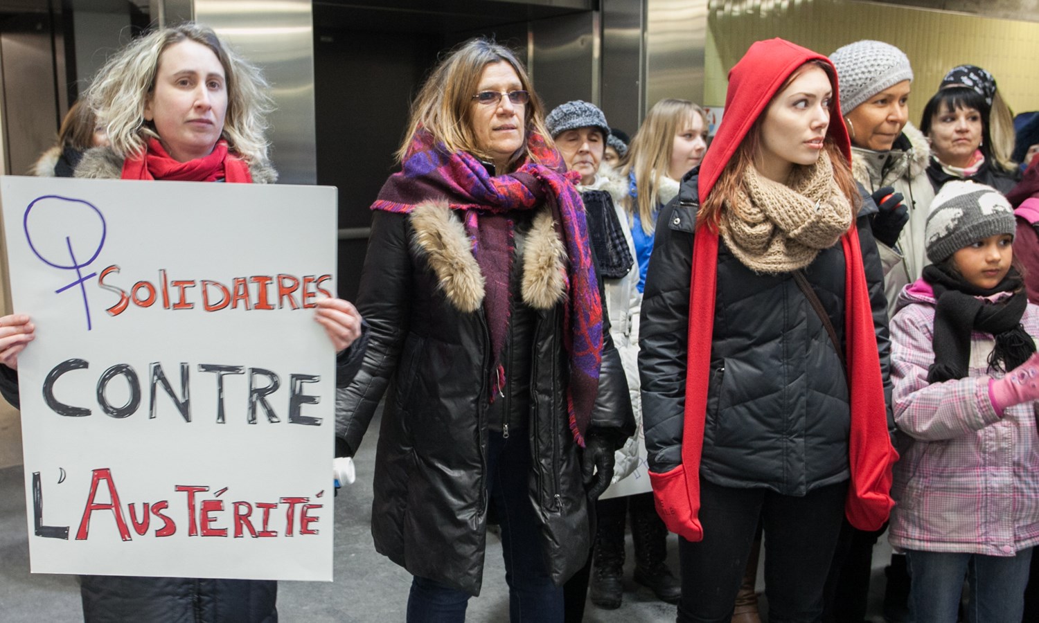 VIDÉO: Manifestation au métro Montmorency