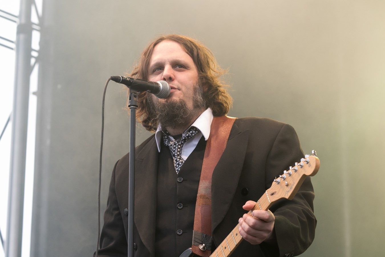Le chanteur des Cowboys Fringants, Karl Tremblay