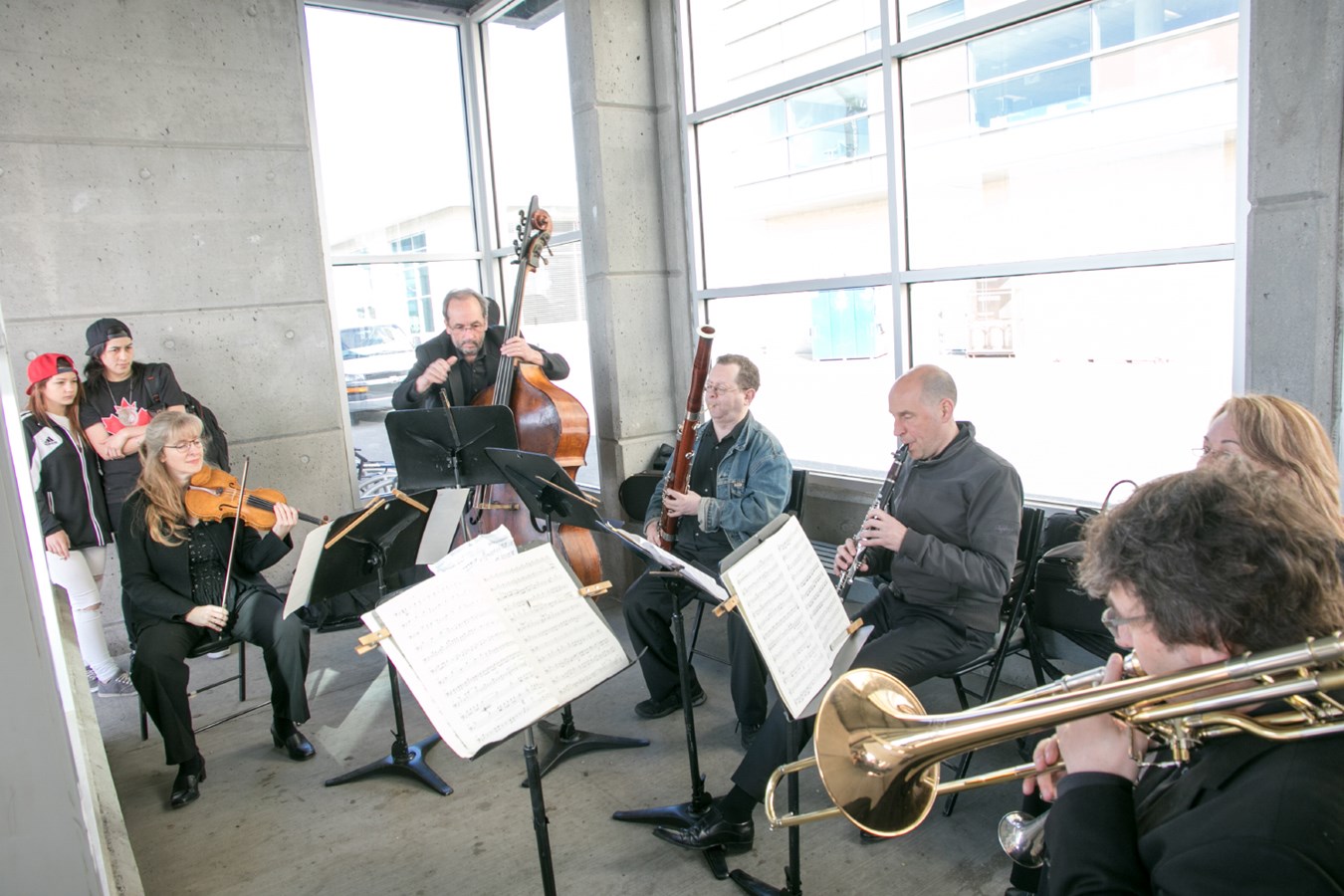 VIDÉO : Concert matinal à la station Montmorency