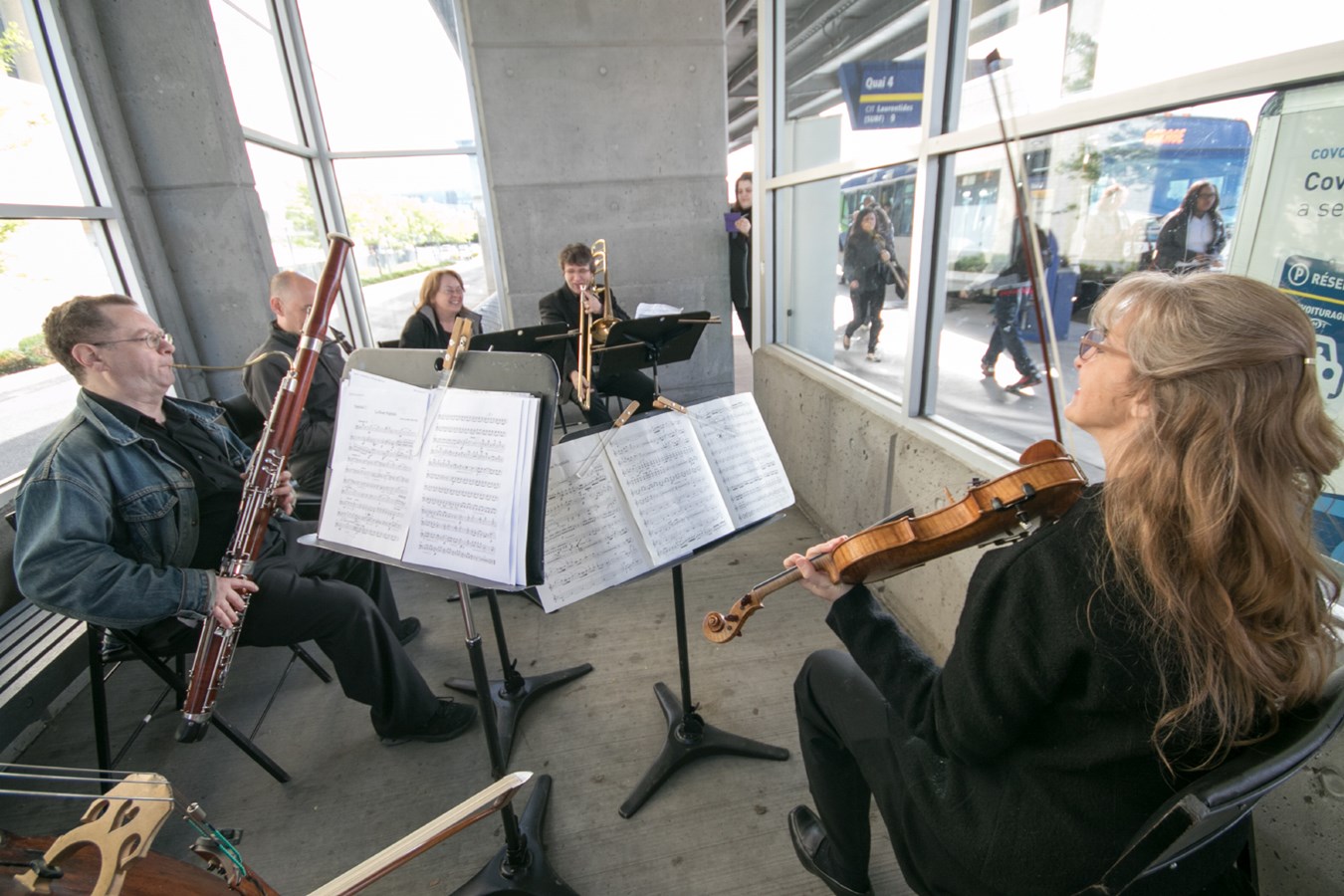 VIDÉO : Concert matinal à la station Montmorency