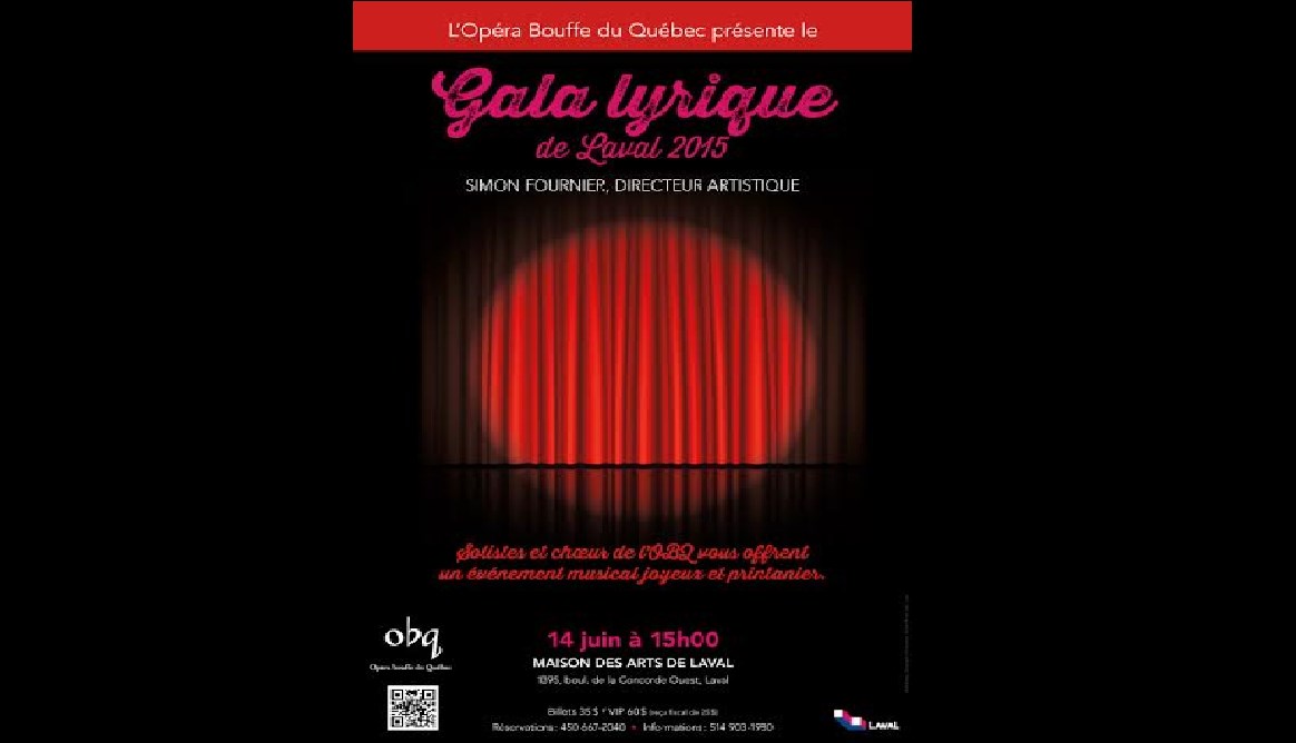 Un second Gala lyrique aura lieu à Laval