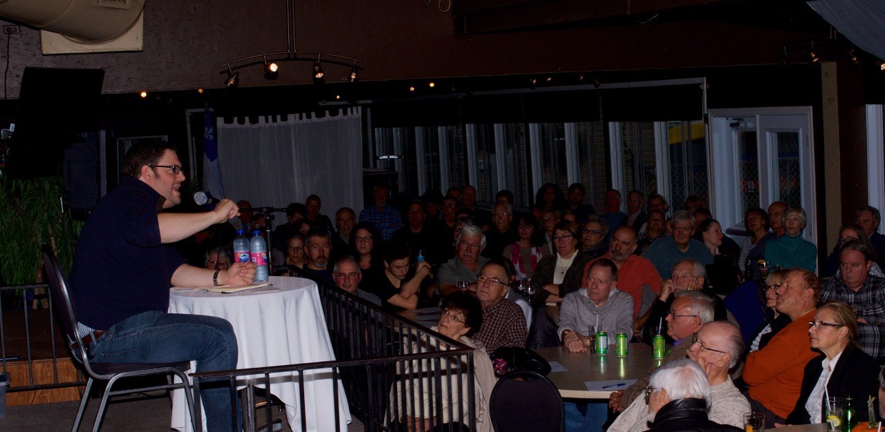Le Parti Québécois de Sainte-Rose accueille plus de 150 personnes lors de la conférence de Mathieu Bock-Côté
