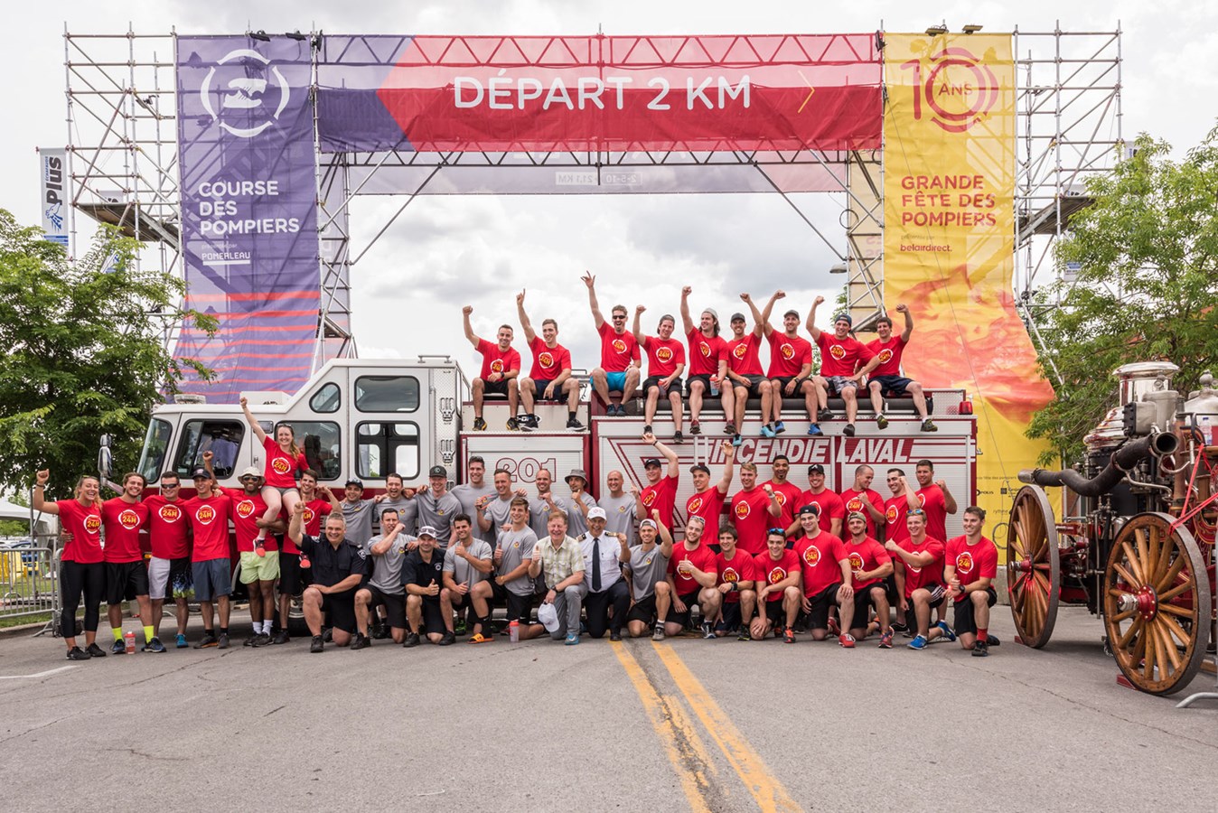 Édition grandiose de la 10e Grande Fête des pompiers de Laval