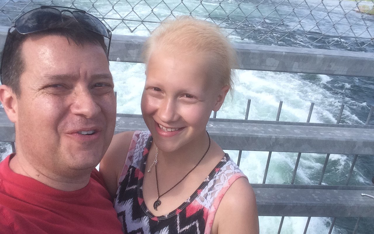Alain Bernier et sa fille Kelly Ann