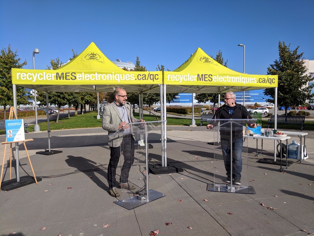 Collecte spéciale de produits électroniques désuets à Laval