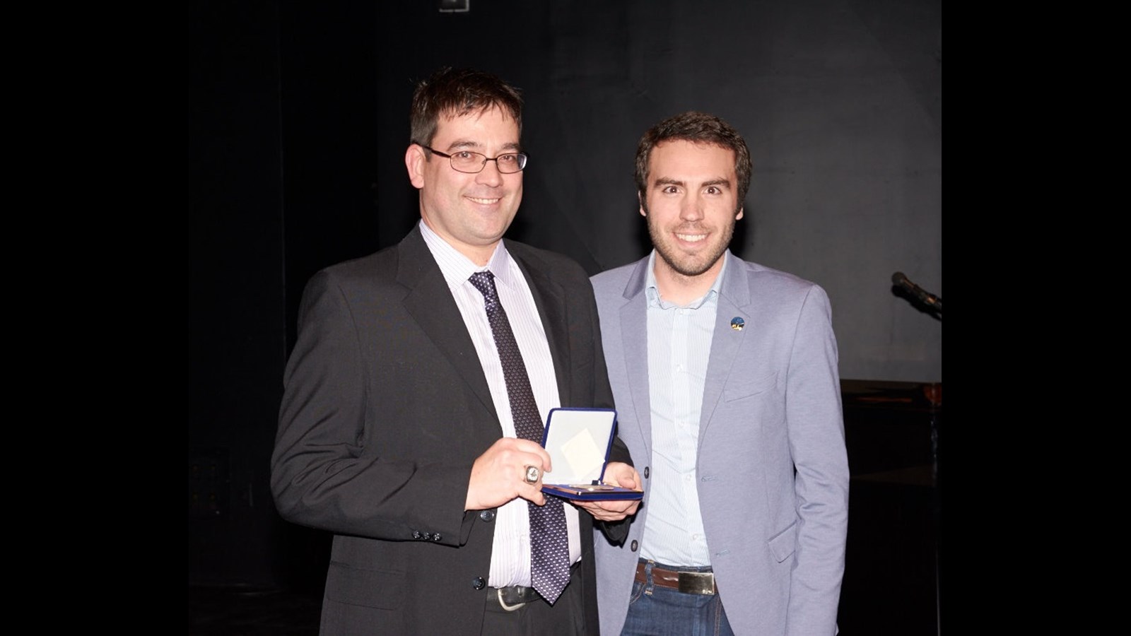 Remise de la médaille d’honneur de l’Assemblée nationale à Martin Sénéchal