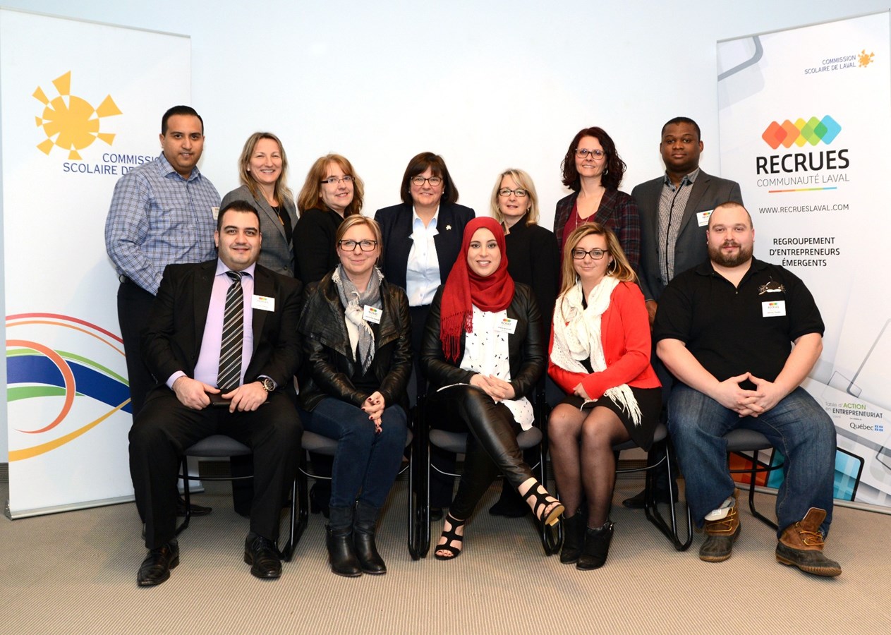 Lancement de Recrues Communauté Laval - Regroupement d'entrepreneurs émergents 