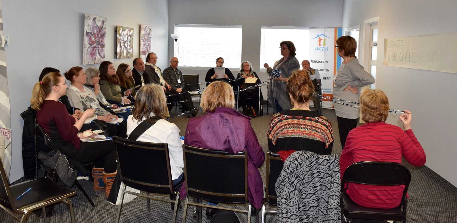 Rencontre avec l'Association lavalloise des personnes aidantes de Laval