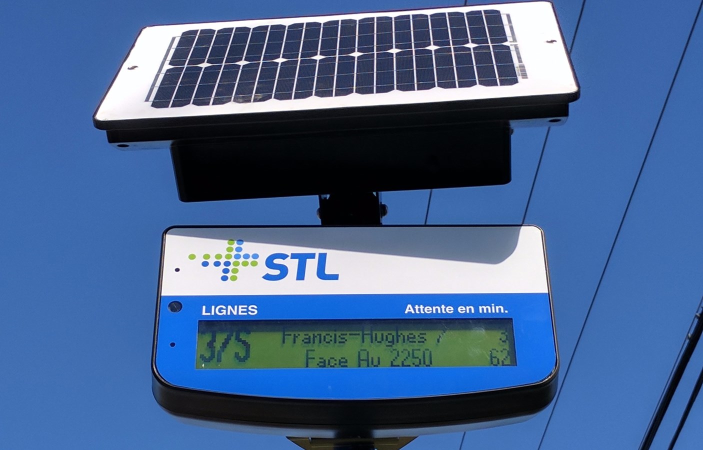 Nouvelle technologie testée sur le réseau de la STL