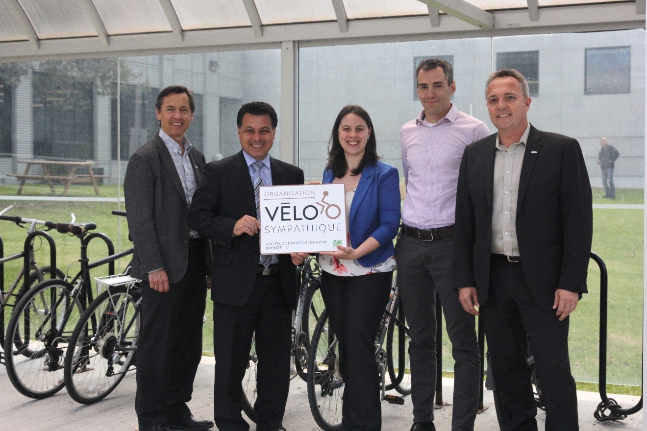 La Société de transport de Laval, une organisation certifiée vélosympathique !