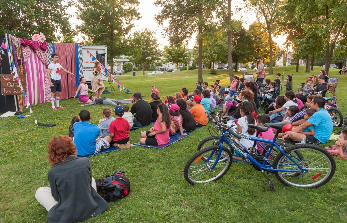Programmation culturelle et sportive dans les parcs lavallois