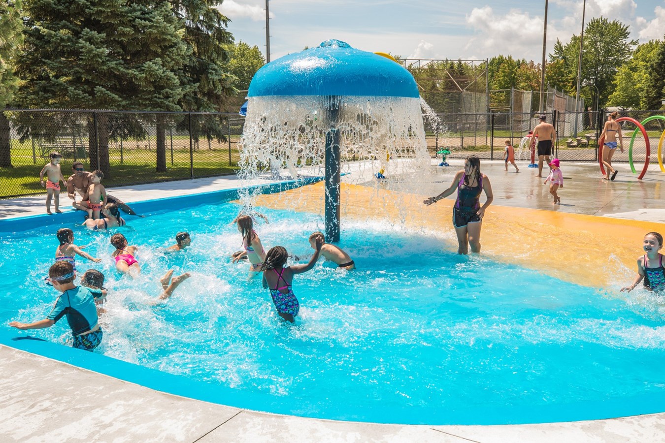 Jeux d’eau au parc des Saules: Un investissement de 391 866 $