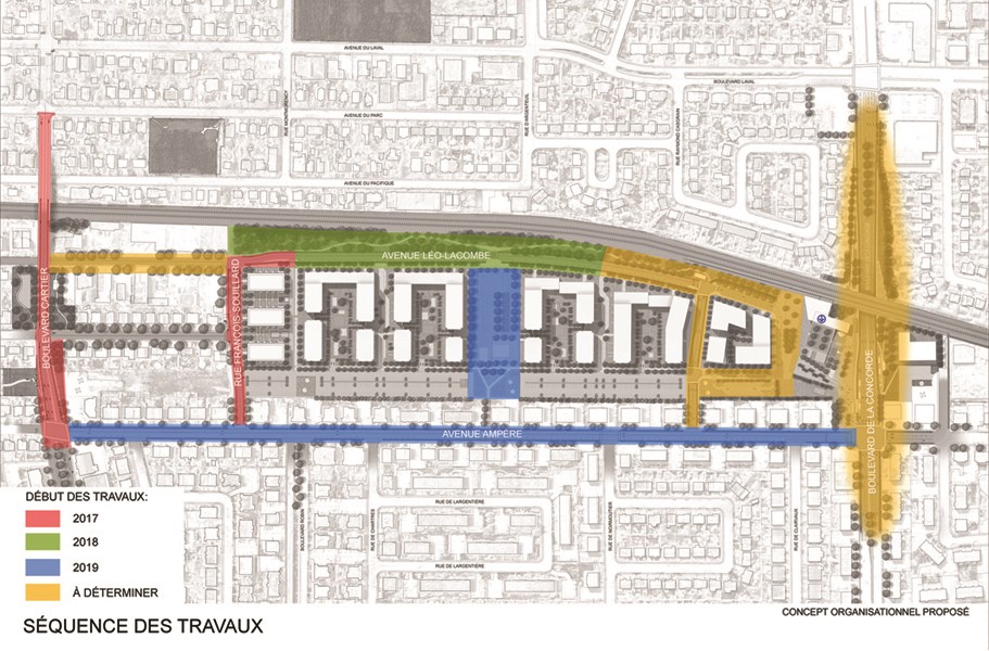 Transformation du secteur de la station de la Concorde