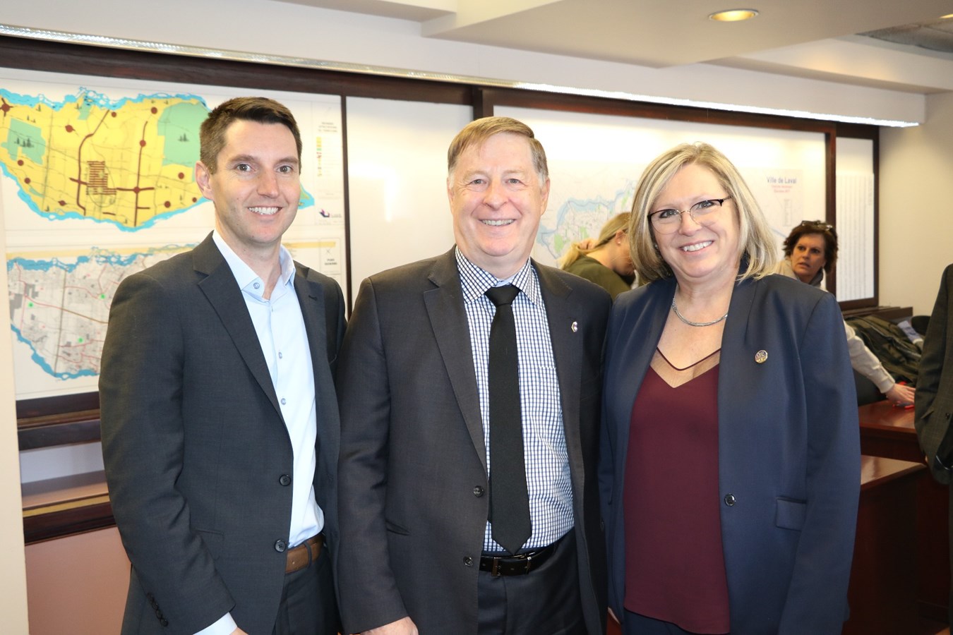 Le maire Demers rencontre le ministre André Fortin