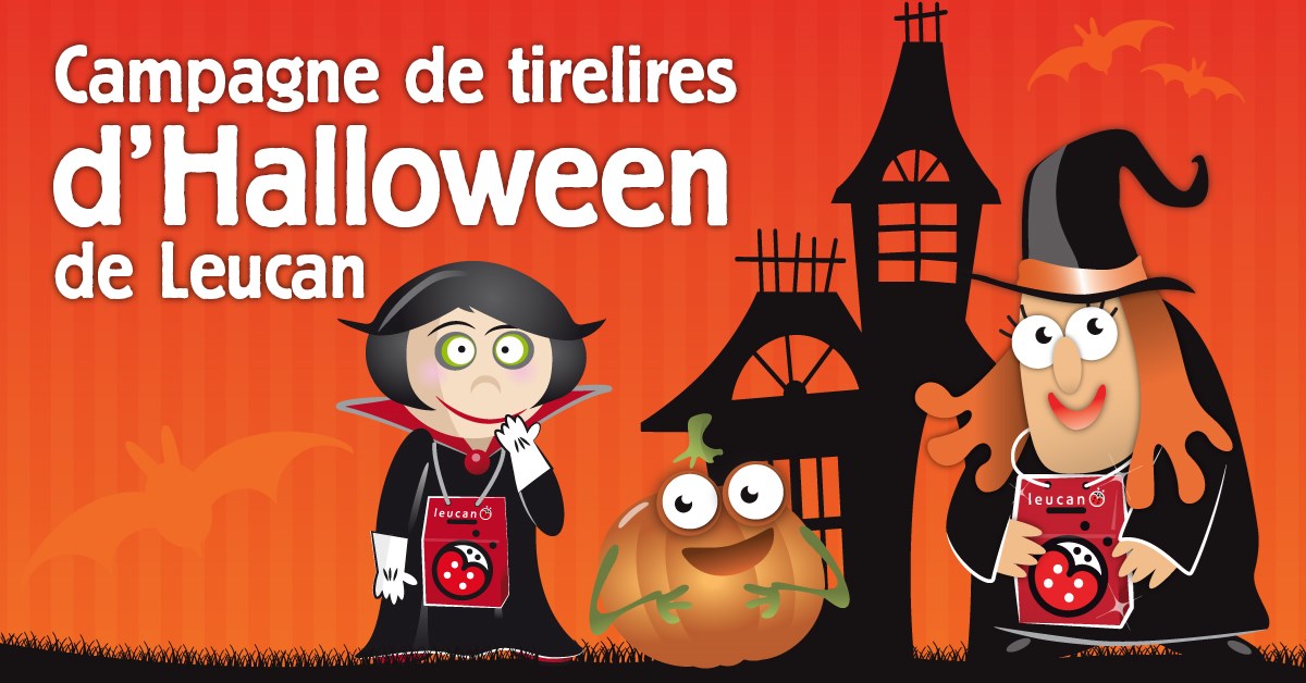La campagne d’Halloween de Leucan : l’Association demande à la population de préparer sa monnaie